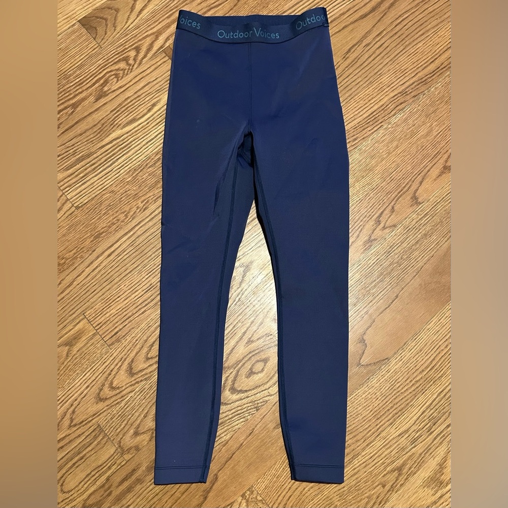 Outdoor‎ Voices Navy Blue Leggings Yoga Hiking Outdoor